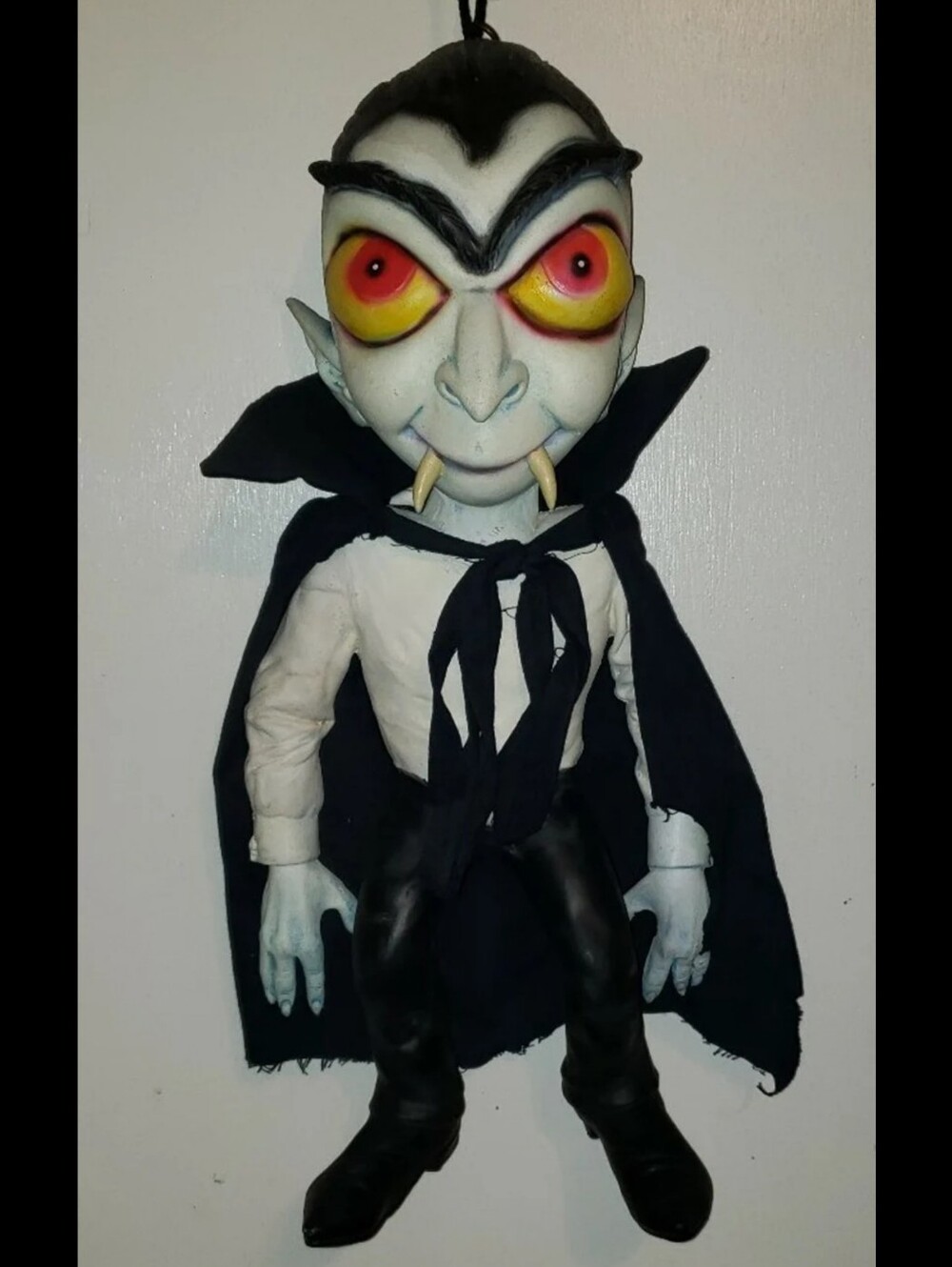 Vintage 1990's Latex/Rubber Halloween Hanging Dracula Prop By Paper Magic Group